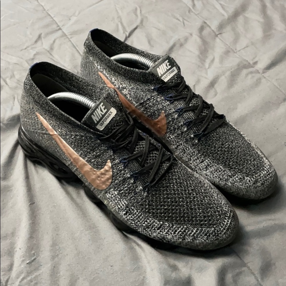 Nike VaporMax Black/Grey/Rose Gold - Mens 9.5